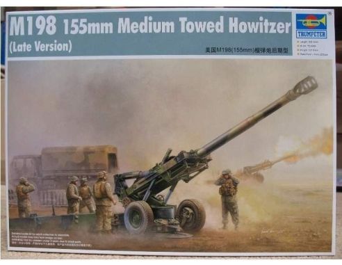 Trumpeter TP2319 CANNONE M198 TOWED HOWITZER KIT 1:35 Modellino