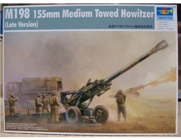 Trumpeter TP2319 CANNONE M198 TOWED HOWITZER KIT 1:35 Modellino