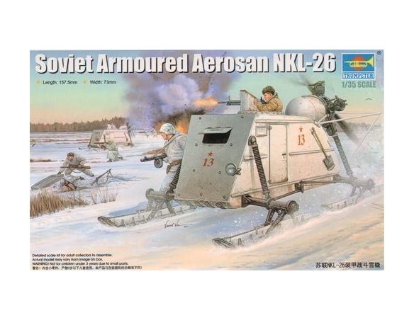 TRUMPETER 02321 SOVIET NKL-26 ARMOURED AEROSAN Modellino