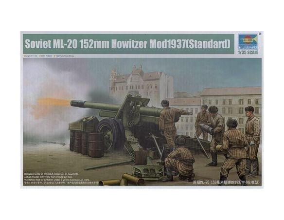 TRUMPETER 02323 SOVIET ML-20 152mm HOWITZER MOD. 1937 STANDARD Modellino