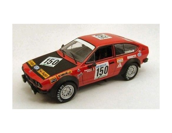 Best Model M47121 ALFA ROMEO 2000 GTV TRANSAFRICA 1/43 Modellino