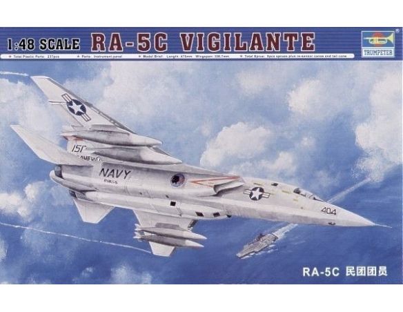 TRUMPETER 02809 RA-5C VIGILANTE Modellino