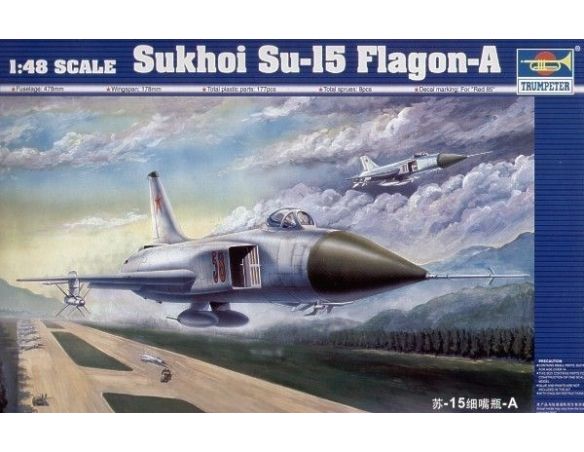 TRUMPETER 02810 SU-15A FLAGON A Modellino