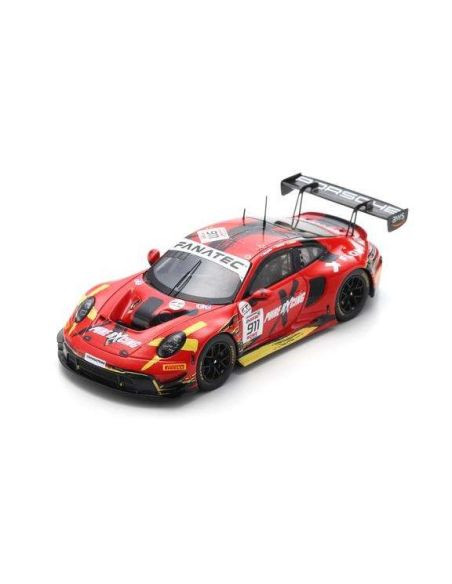 SPARK MODEL SB819 PORSCHE 911 GT3 R N.911 24 H SPA 2024 STURM-LALYKHIN-BACKLER 1:43 Modellino