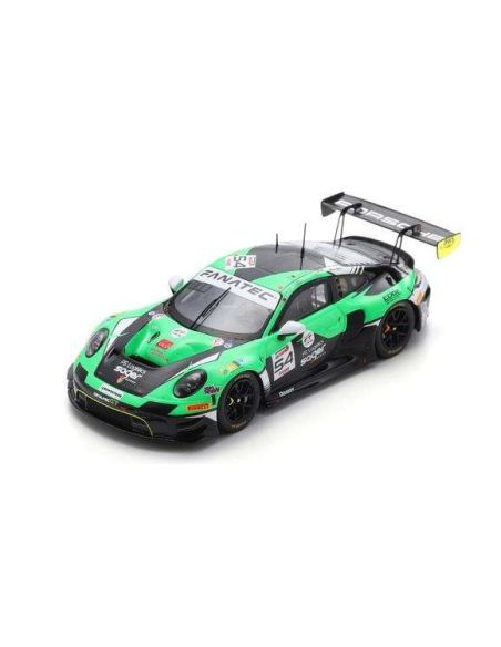 SPARK MODEL SB834 PORSCHE 911 GT3 R N.54 24 H SPA 2024 SAGER-DE OLIVEIRA-ZOCHLING-DIENST Modellino