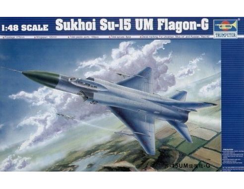 TRUMPETER 02812 SUKHOI SU-15 UM FLAGON G Modellino
