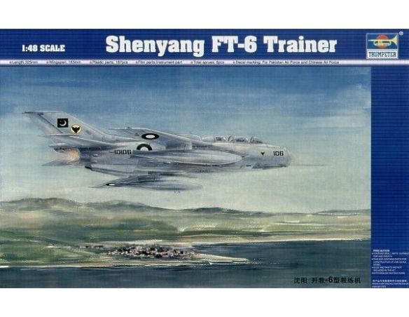 TRUMPETER 02813 SHENYANG FT-6 TRAINER Modellino