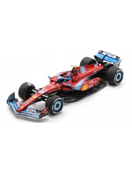 LOOKSMART LS18F1062 FERRARI SF-24 N.55 5th MIAMI GP 2024 C.SAINZ 1:18 Modellino