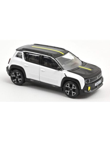 NOREV NV310981 RENAULT 4 E-TECH ELECTRIC 2025 WHITE AND BLACK 1:64 Modellino