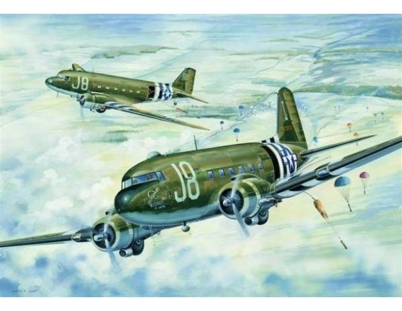 TRUMPETER 02828 C-47° SKYTRAIN Modellino