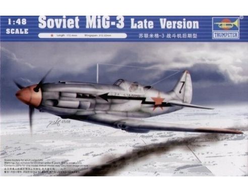 TRUMPETER 02831 SOVIET MIG-3 LATE VERSION Modellino