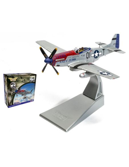CORGI AA27708 NORTH AMERICAN P-51D MUSTANG 44-15152/QI-T, JERSEY JERK 1:72 Modellino