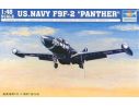 TRUMPETER 02832 US NAVY F9F-2 PANTHER Modellino