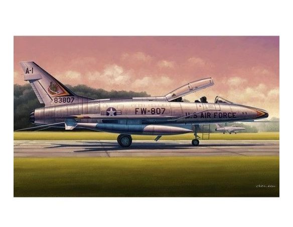 Trumpeter TP2840 AEREO F 100 SUPER SABRE KIT 1:48 Modellino
