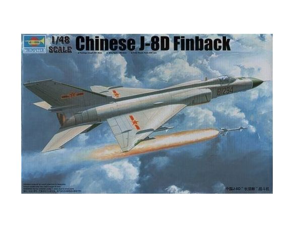 TRUMPETER 02846 J-8IID FIGHTER Modellino