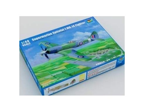 TRUMPETER 02850 SUPERMARINE SPITEFUL F.MK.14 FIGHTER Modellino