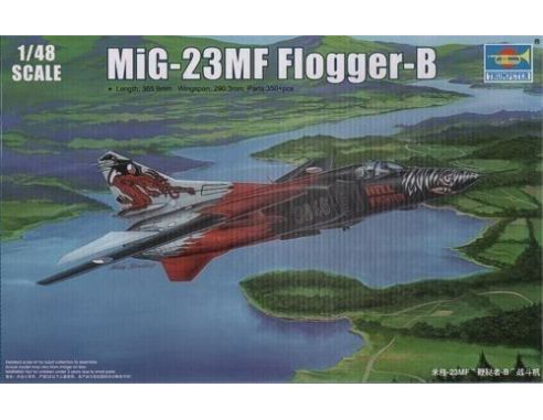 TRUMPETER 02854 RUSSIAN MIG-23MF FLOGGER B Modellino