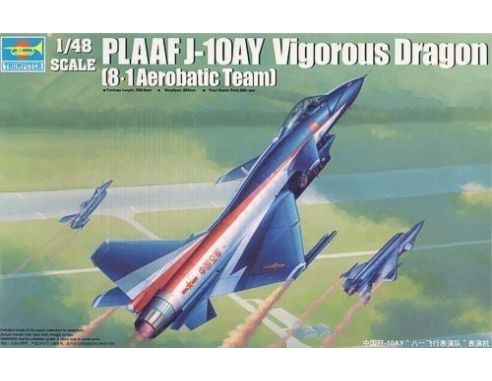 TRUMPETER 02857 PLA J-10 AY VIGOROUS DRAGON Modellino