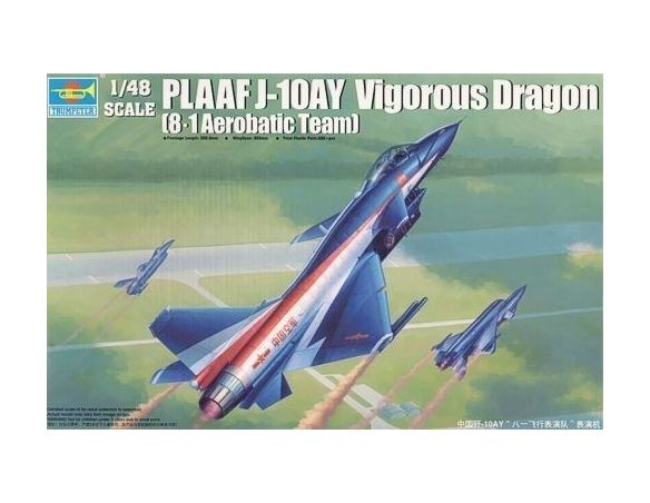 TRUMPETER 02857 PLA J-10 AY VIGOROUS DRAGON Modellino