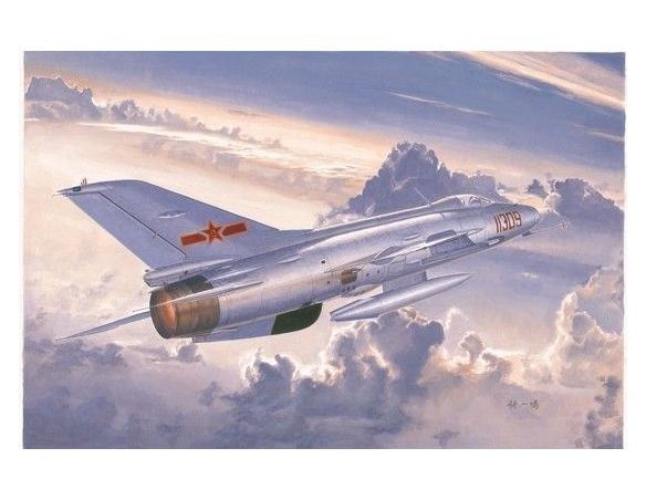 TRUMPETER 02860 J-7B FIGHTER Modellino