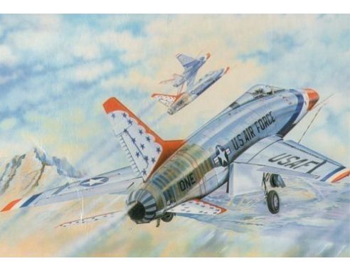 TRUMPETER 03222 F-100 D THUNDERBIRDS Modellino