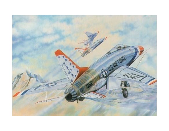 TRUMPETER 03222 F-100 D THUNDERBIRDS Modellino
