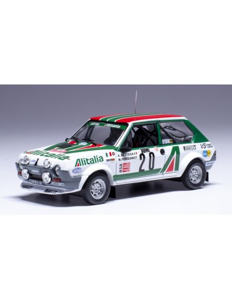 IXO MODEL RAC445B FIAT RITMO 75 ABARTH N.20 RALLY MONTE CARLO 1979 BETTEGA-PERISSINOT 1:43 Modellino