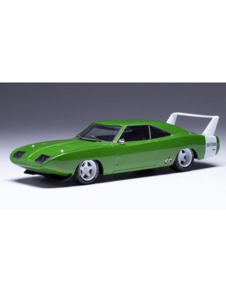 IXO MODEL CLC585 DODGE CHARGE DAYTONA 1969 GREEN 1:43 Modellino
