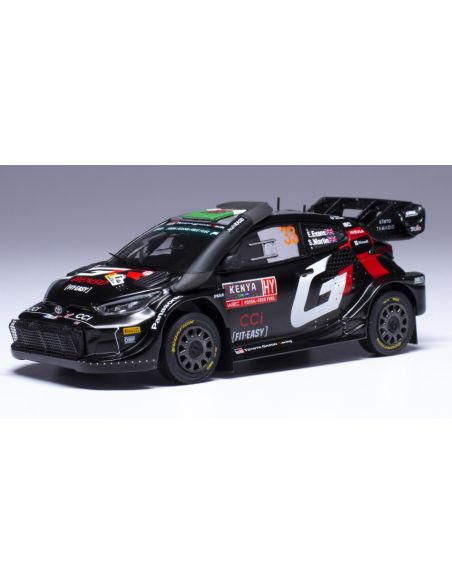 IXO MODEL RAM937C TOYOTA YARIS WRC N.33 SAFARI RALLY KENIA 2024 EVANS-MARTIN 1:43 Modellino