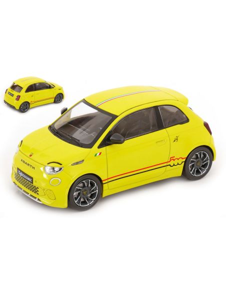 MODELCARGROUP MCG18498 FIAT 500e ABARTH 2024 YELLOW 1:18 Modellino
