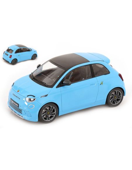 MODELCARGROUP MCG18499 FIAT 500e ABARTH 2024 LIGHT BLUE 1:18 Modellino