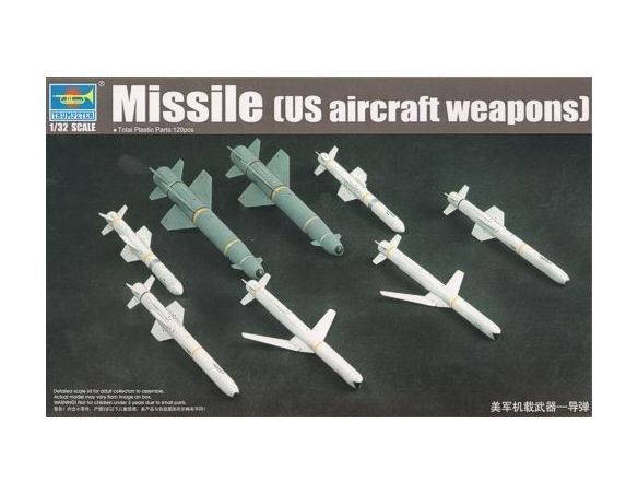 TRUMPETER 03306 U.S. AIRCRAFT WEAPONS MISSILES Modellino