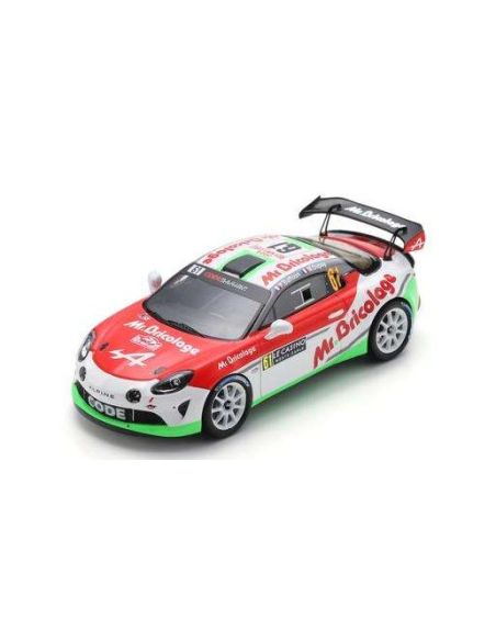 SPARK MODEL S6859 ALPINE A110 N.61 1st RGT RALLY MONTE CARLO 2024 BAFFOUN-DUPUY 1:43 Modellino