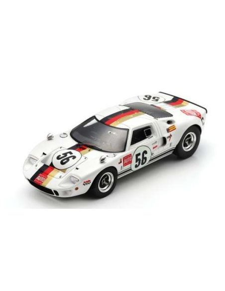 SPARK MODEL SG818 FORD GT40 N.56 6th 1000 KM NURBURGRING 1969 JOST-KELLENERS 1:43 Modellino