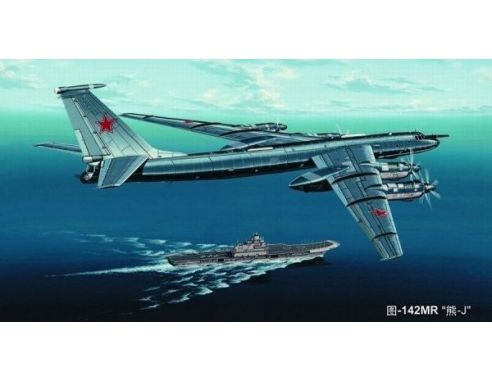 TRUMPETER 03905 TU-142 MR BEAR-J Modellino