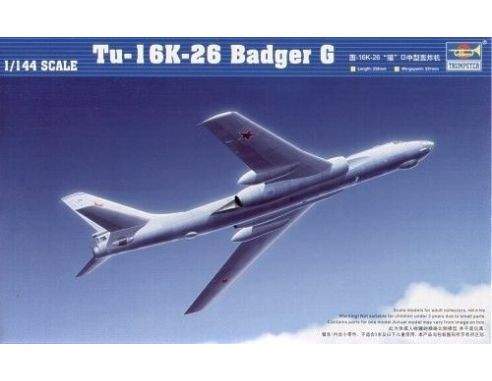 TRUMPETER 03907 TU-16K-26 BADGER G Modellino