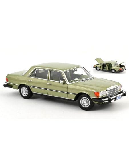 NOREV NV183975 MERCEDES 450 SEL SILVERGREEN US TV-VERSION 1979 1:18 Modellino