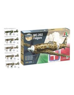 ITALERI IT1481 MC 202 FOLGORE ACES KIT 1:72 Modellino