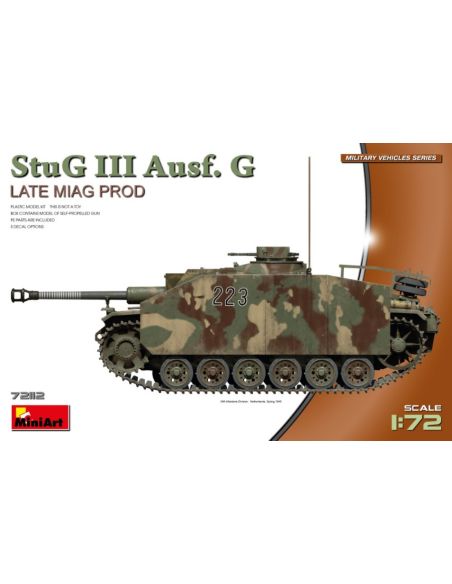 MINIART MIN72112 StuG III Ausf. G Late Mag Prod.KIT 1:72 Modellino