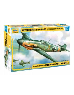 ZVEZDA Z4802 MESSERSCHMITT Bf-109 F2/F4 KIT 1:48 Modellino