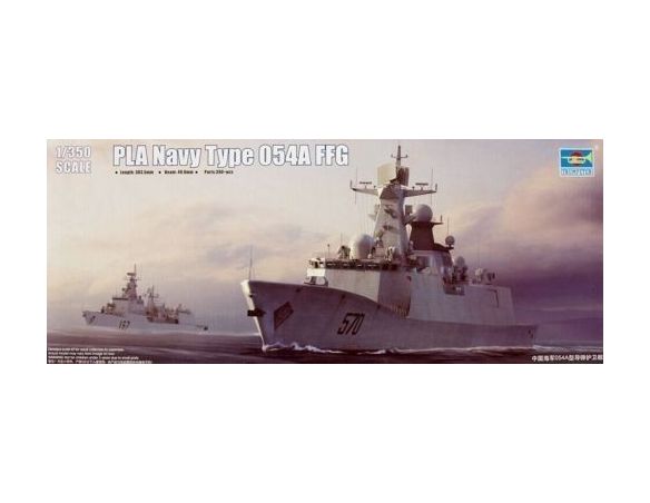 TRUMPETER 04543 PLA NAVY TYPE 054A FFG-529 ZHOUSHAN Modellino