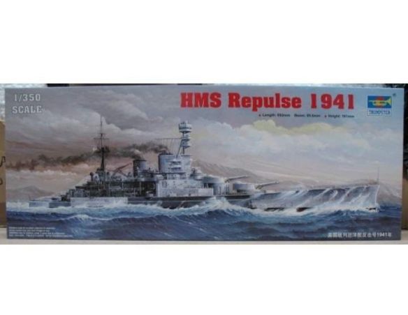 Trumpeter TP5312 NAVE HMS REPULSE 1941 KIT 1:350 Modellino