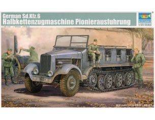 Trumpeter TP5530 CAMION CINGOLATO GERMAN SD.KFZ.6 HALBKETTENZ.PIONIER.KIT 1:35 Modellino