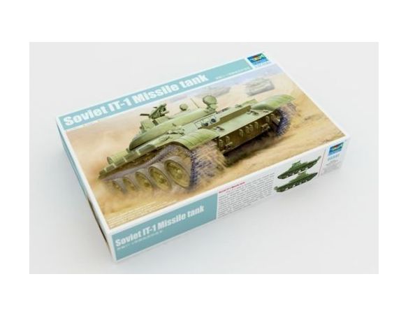 TRUMPETER 05541 SOVIET IT-1 MISSILE TANK Modellino