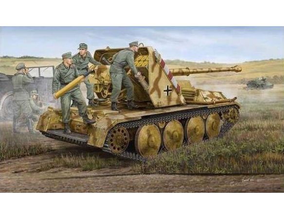 Trumpeter TP5550 GERMAN 8,8 cm PAK-43 WAFFENTRAGER SELF PROPELLED KIT 1:35 Modellino