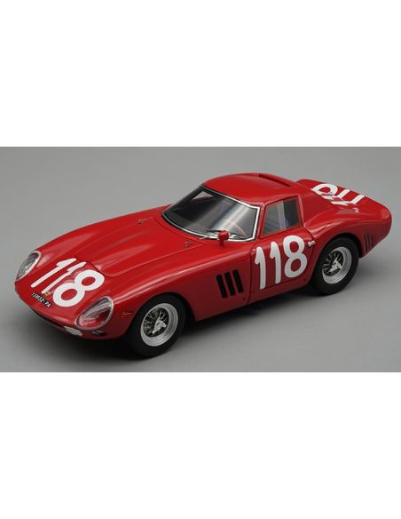 TECNOMODEL TMD4348F FERRARI 250 GTO 64 N.118 TARGA FLORIO 1965 RAVETTO-STARABBA 1:43 Modellino