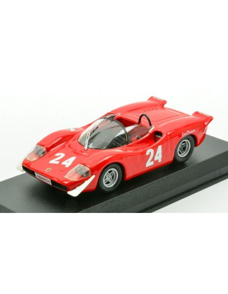 BEST MODEL BT9873 FIAT ABARTH 2000 S N.24 PAUL RICARDS 1968 ERIS TONDELLI 1:43 Modellino