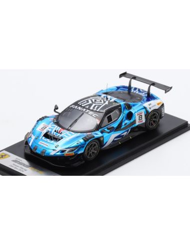 LOOKSMART LSRC191 FERRARI 296 GT3 N.8 24H SPA ROSI-SCHIRO-FUMANELLI-DI AMATO 1:43 Modellino