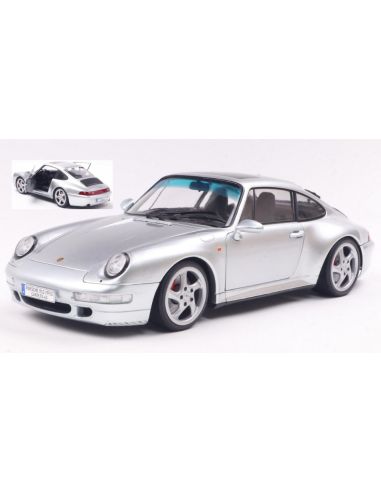 SOLIDO SL1810103 PORSCHE 911 993 4S COUPE 1996 SILVER 1:18 Modellino