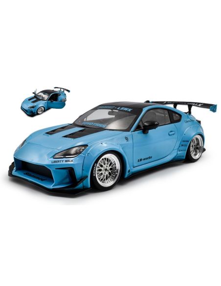 SOLIDO SL1813601 TOYOTA GR86 LBWK BODY KIT COUPE 2024 BABY BLUE 1:18 Modellino